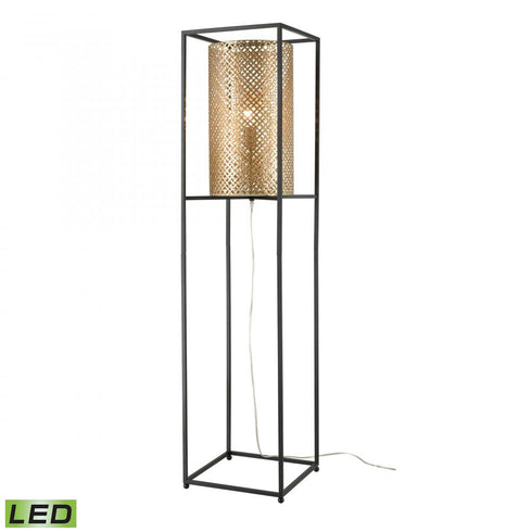 Elk Gavia 60 Inch High 1 Light Floor Lamp in Antique Gold Includes LED Bulb Model: S019-7276-LED