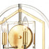 Elk Geosphere 2 Light SCONCE in Polished Nickel Parisian Gold Leaf Parisian Gold Leaf Finish Model: 12260/2