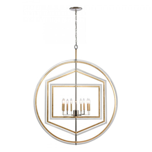 Elk Geosphere 46'' Wide 9 Light Chandelier Model: 12265/9
