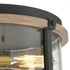 Elk Geringer FLUSH MOUNT in Charcoal Finish Model: 47285/3