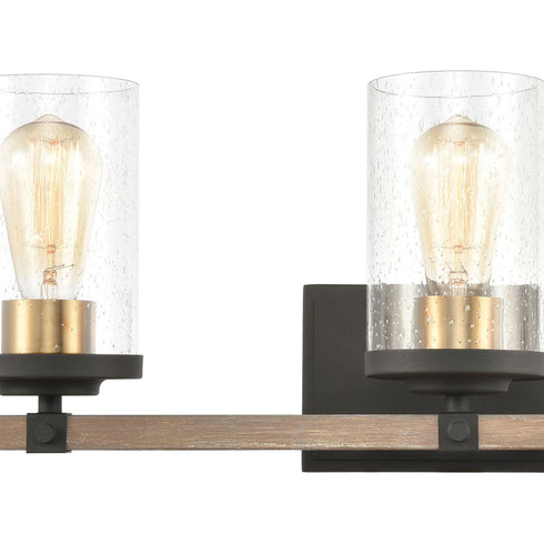 Elk Geringer VANITY LIGHT in Charcoal Finish Model: 47283/3