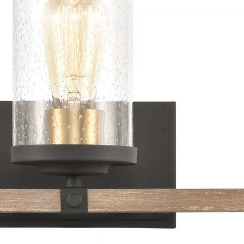 Elk Geringer VANITY LIGHT in Charcoal Finish Model: 47283/3