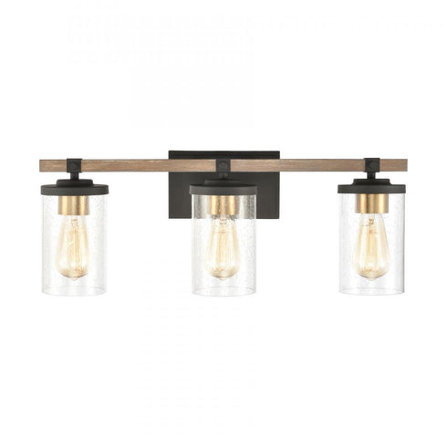 Elk Geringer VANITY LIGHT in Charcoal Finish Model: 47283/3