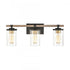 Elk Geringer VANITY LIGHT in Charcoal Finish Model: 47283/3
