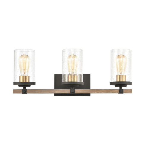 Elk Geringer VANITY LIGHT in Charcoal Finish Model: 47283/3