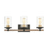Elk Geringer VANITY LIGHT in Charcoal Finish Model: 47283/3