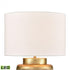 Elk Giralda 18 Inch High 1 Light Table Lamp in Antique Gold Includes LED Bulb Model: S019-7263-LED