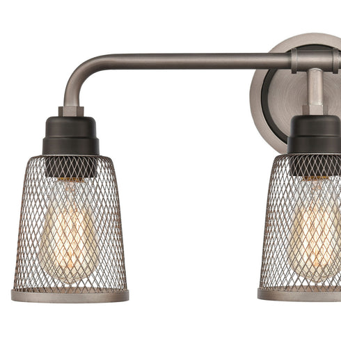 Elk Glencoe VANITY LIGHT in Weathered Zinc Finish Model: 15653/3