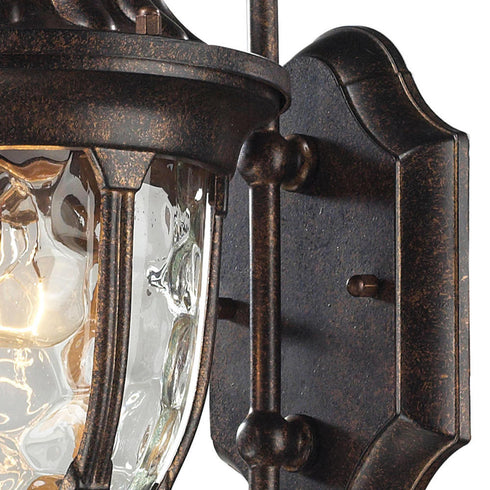 Elk Glendale EXTERIOR WALL SCONCE in Regal Bronze Finish Model: 45002/1