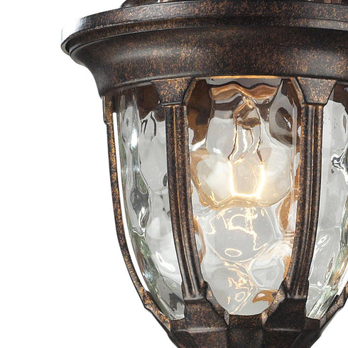 Elk Glendale EXTERIOR WALL SCONCE in Regal Bronze Finish Model: 45002/1