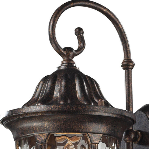 Elk Glendale EXTERIOR WALL SCONCE in Regal Bronze Finish Model: 45002/1