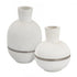 Elk Glenn VASE JAR BOTTLE (2 pack) (2 pack) in White Finish Model: H0807-9252