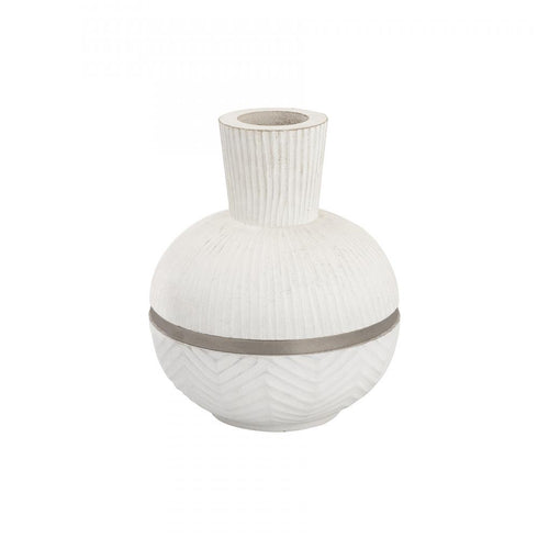 Elk Glenn VASE JAR BOTTLE (2 pack) (2 pack) in White Finish Model: H0807-9252