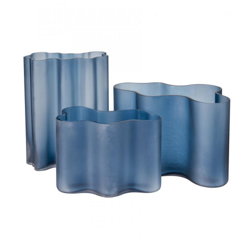 Elk Glennon Vase Large (2 pack) (2 pack) in Navy Finish Model: S0014-10115