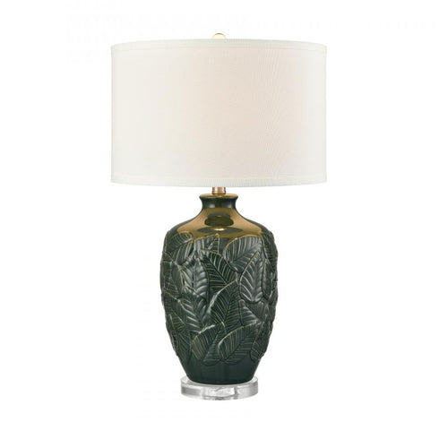 Elk Goodell 27.5 Inch High 1 Light Table Lamp Green Glaze in Green Glazed Finish Model: S0019-11148