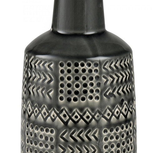 Elk Graham VASE JAR BOTTLE (4 pack) (4 pack) in Black Finish Model: S0017-9194