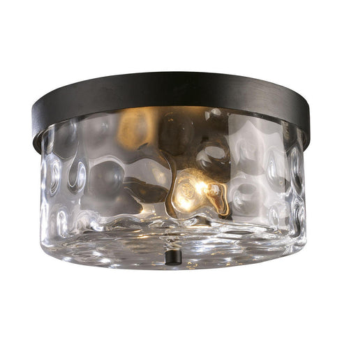 Elk Grand Aisle FLUSH MOUNT in Hazelnut Bronze Finish Model: 42253/2