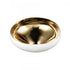 Elk Greer Bowl Tall White and Gold Glazed (2 pack) (2 pack) in Matte White Finish Model: H0017-9755