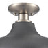 Elk Grenville 13 Inch Wide 1 Light Semi Flush Mount Brushed Nickel Model: 89254/1