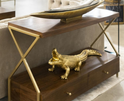 Elk Guilford Console Table in Mahogany Model: H0805-9909