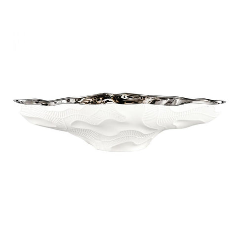 Elk Halford BOWL TRAY in Matte White Finish Model: H0017-9161