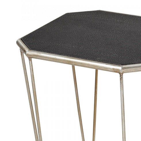 Elk Hallward ACCENT TABLE in Antique Silver Finish Model: S0035-7412