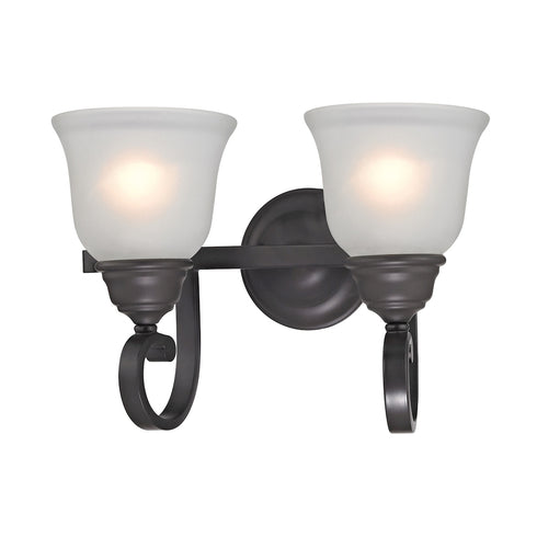 Elk Hamilton VANITY LIGHT in Oil Rubbed Bronze Finish Model: 2302BB/10