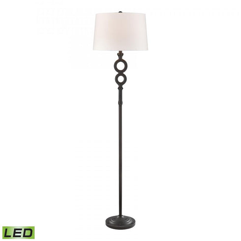 Elk Hammered Home 67 Inch High 1 Light Floor Lamp in Bronze Includes LED Bulb Model: D4604-LED
