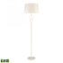 Elk Hammered Home 67 Inch High 1 Light Floor Lamp Matte White Includes LED Bulb in Dry White Finish Model: D4698-LED