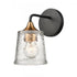 Elk Hamy 5 Inch Wide 1 Light Vanity Light in Matte Black Model: 18680/1