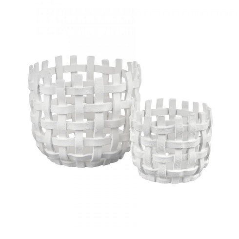 Elk Haney Candleholder Small (2 pack) (2 pack) in White Finish Model: S0017-10058