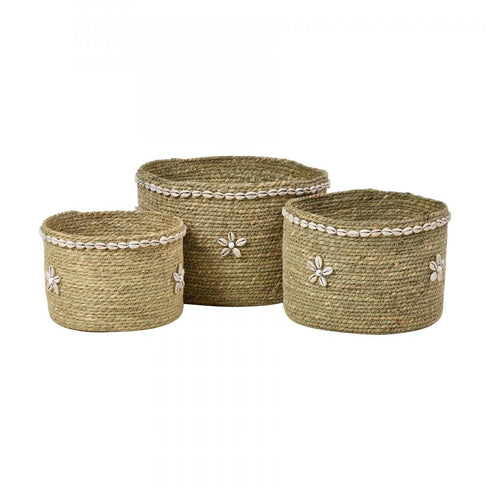 Elk Hanks Basket Set of 3 in Natural Model: S0067-11267/S3