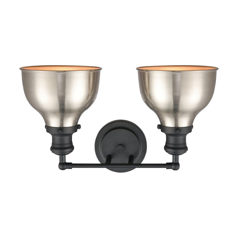 Elk Haralson VANITY LIGHT in Charcoal Finish Model: 47631/2