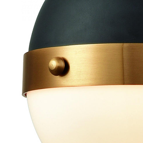 Elk Harmelin MINI PENDANT in Matte Black Finish Model: 14474/1