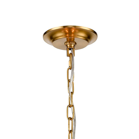 Elk Harp Lane PENDANT in Satin Brass Finish Model: H018-7251