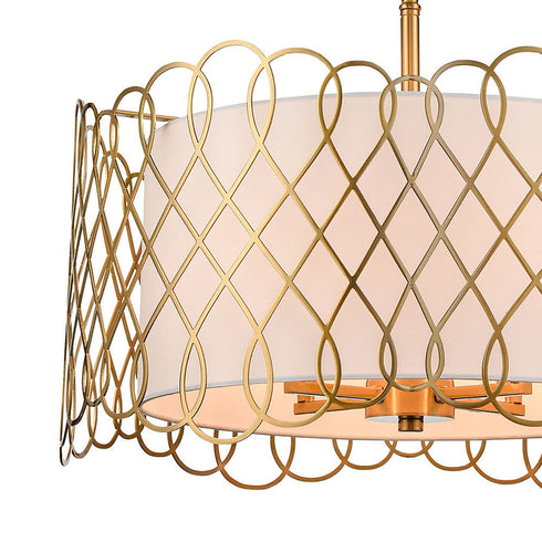 Elk Harp Lane PENDANT in Satin Brass Finish Model: H018-7251