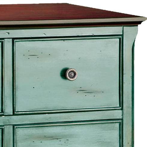 Elk Hartford CHEST in Aged Blue Finish Model: 12027