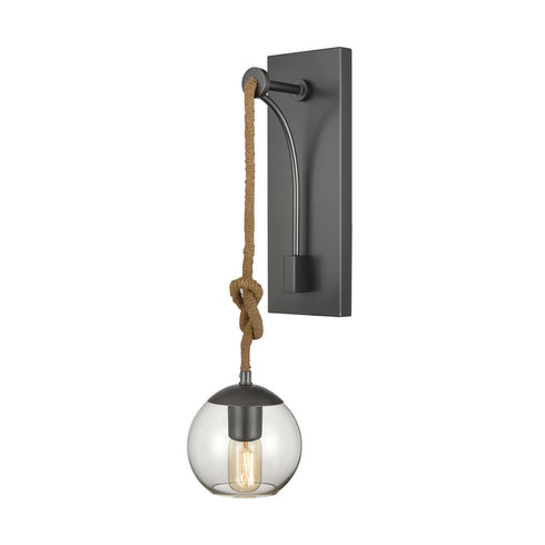 Elk Haute Collar SCONCE in Pewter Finish Model: D4244
