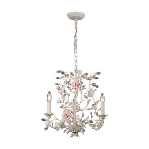 Elk Heritage CHANDELIER in Cream Finish Model: 8091/3
