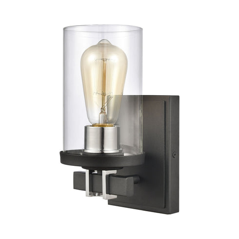 Elk Holdfast VANITY LIGHT in Charcoal Finish Model: 47580/1