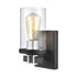 Elk Holdfast VANITY LIGHT in Charcoal Finish Model: 47580/1