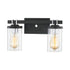 Elk Holdfast VANITY LIGHT in Charcoal Finish Model: 47581/2