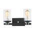 Elk Holdfast VANITY LIGHT in Charcoal Finish Model: 47581/2