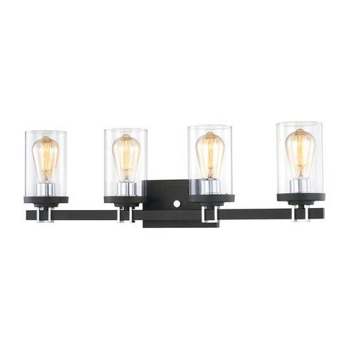 Elk Holdfast VANITY LIGHT in Charcoal Finish Model: 47583/4