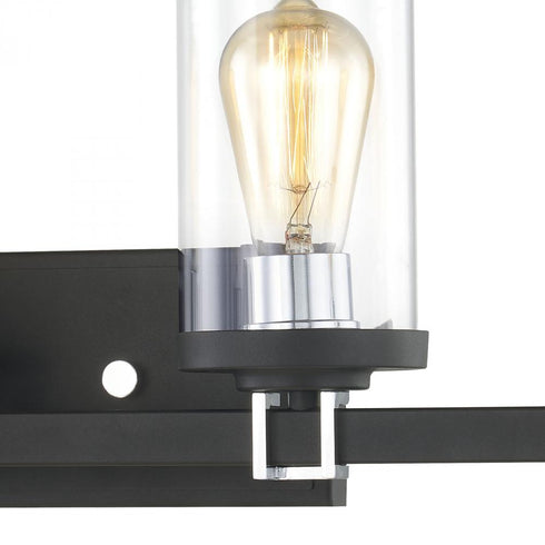 Elk Holdfast VANITY LIGHT in Charcoal Finish Model: 47583/4