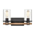 Elk Holdfast VANITY LIGHT in Charcoal Finish Model: 47591/2