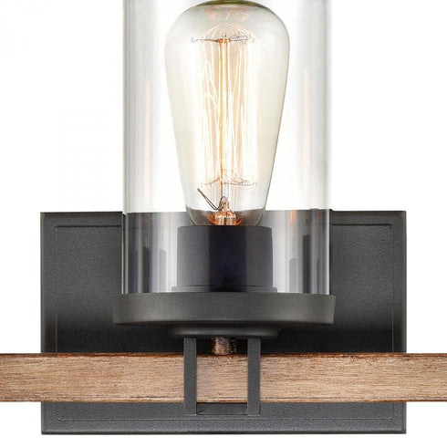 Elk Holdfast VANITY LIGHT in Charcoal Finish Model: 47592/3