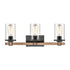 Elk Holdfast VANITY LIGHT in Charcoal Finish Model: 47592/3