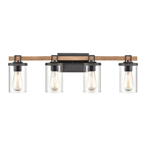 Elk Holdfast VANITY LIGHT in Charcoal Finish Model: 47593/4