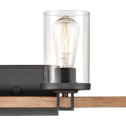 Elk Holdfast VANITY LIGHT in Charcoal Finish Model: 47593/4